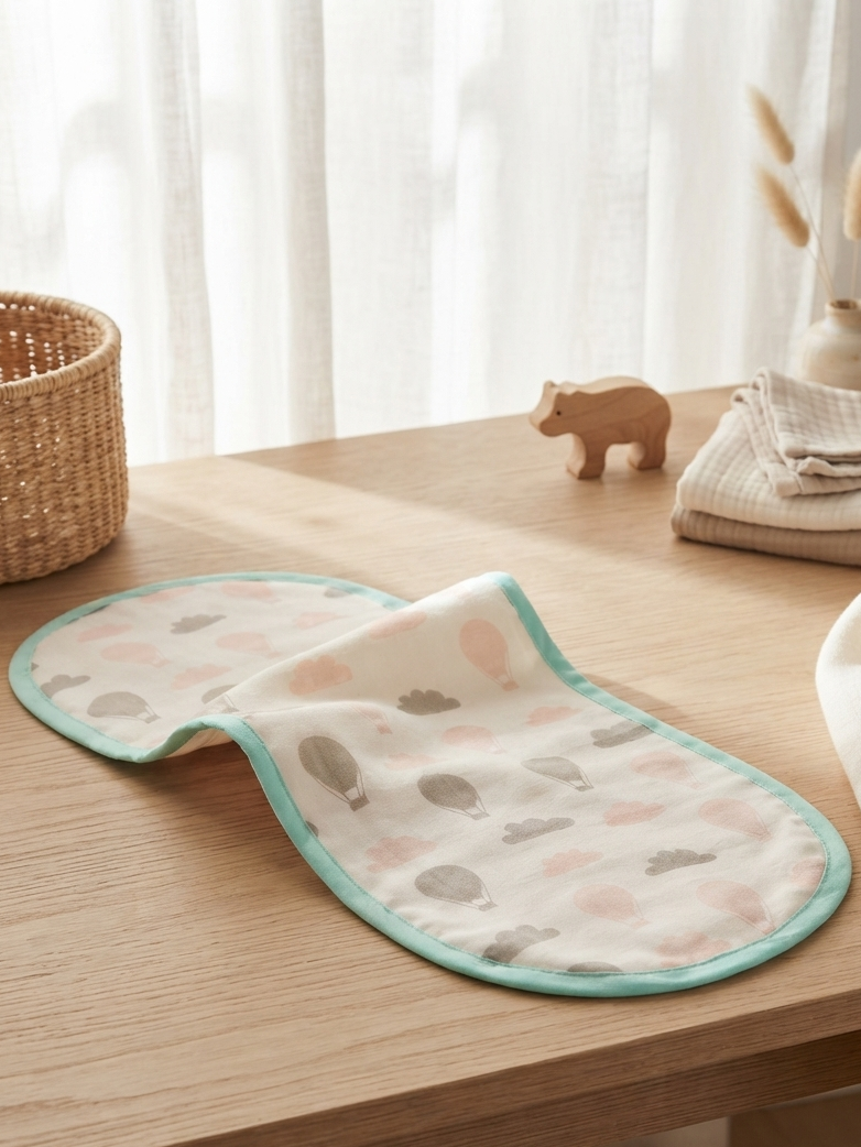 DREAMY PINK BURP CLOTH