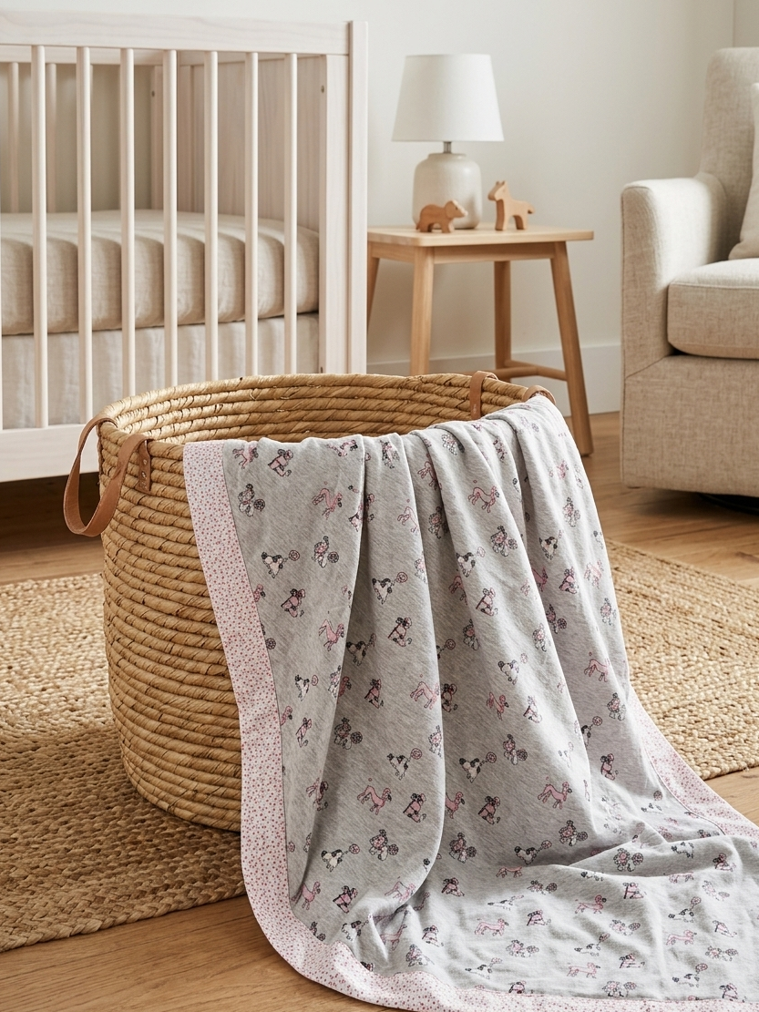 FLANNELED POODLE BLANKIE
