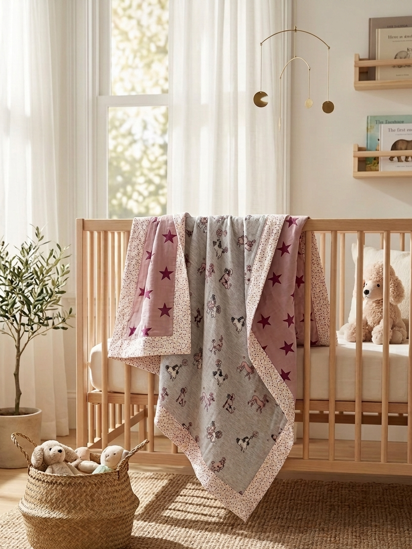 FLANNELED POODLE BLANKIE