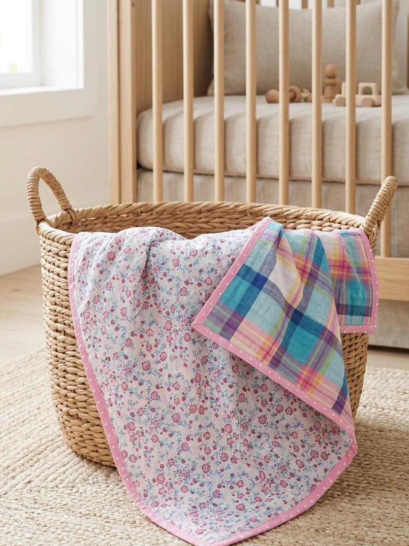 GINGHAM WHIMSY BLANKIE
