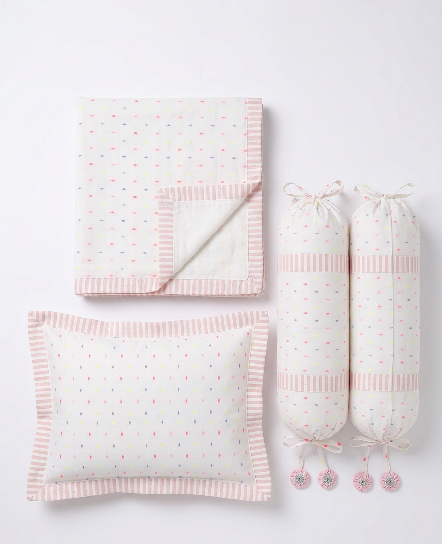 NEON WHITE BLANKET SET