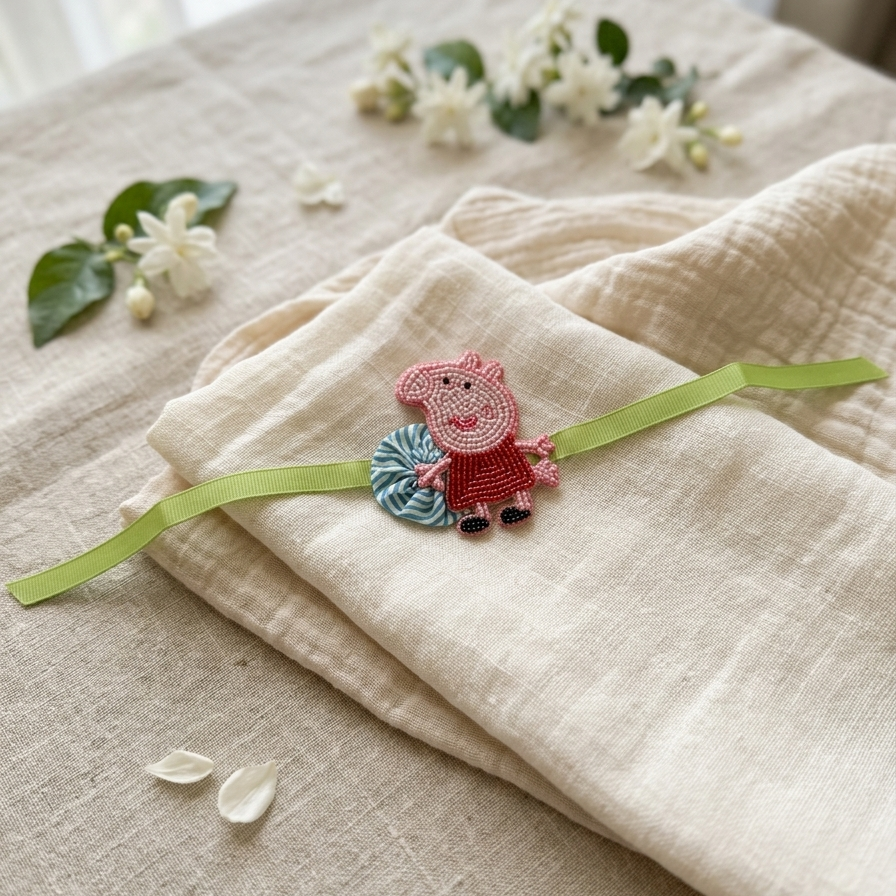 PEPPA PIG THEMED: PEPPA RAKHI