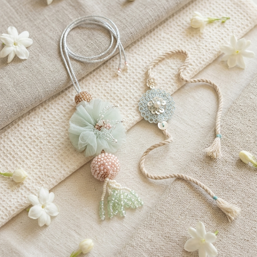 PHOOLWARI PASTEL BLUE SET