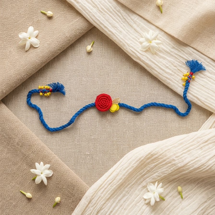 ROLI HALDI CROCHET RAKHI