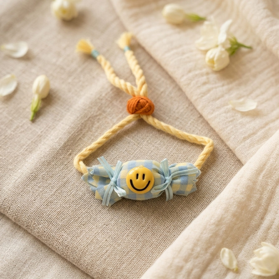 SMILEY TREATS BRACELET RAKHI