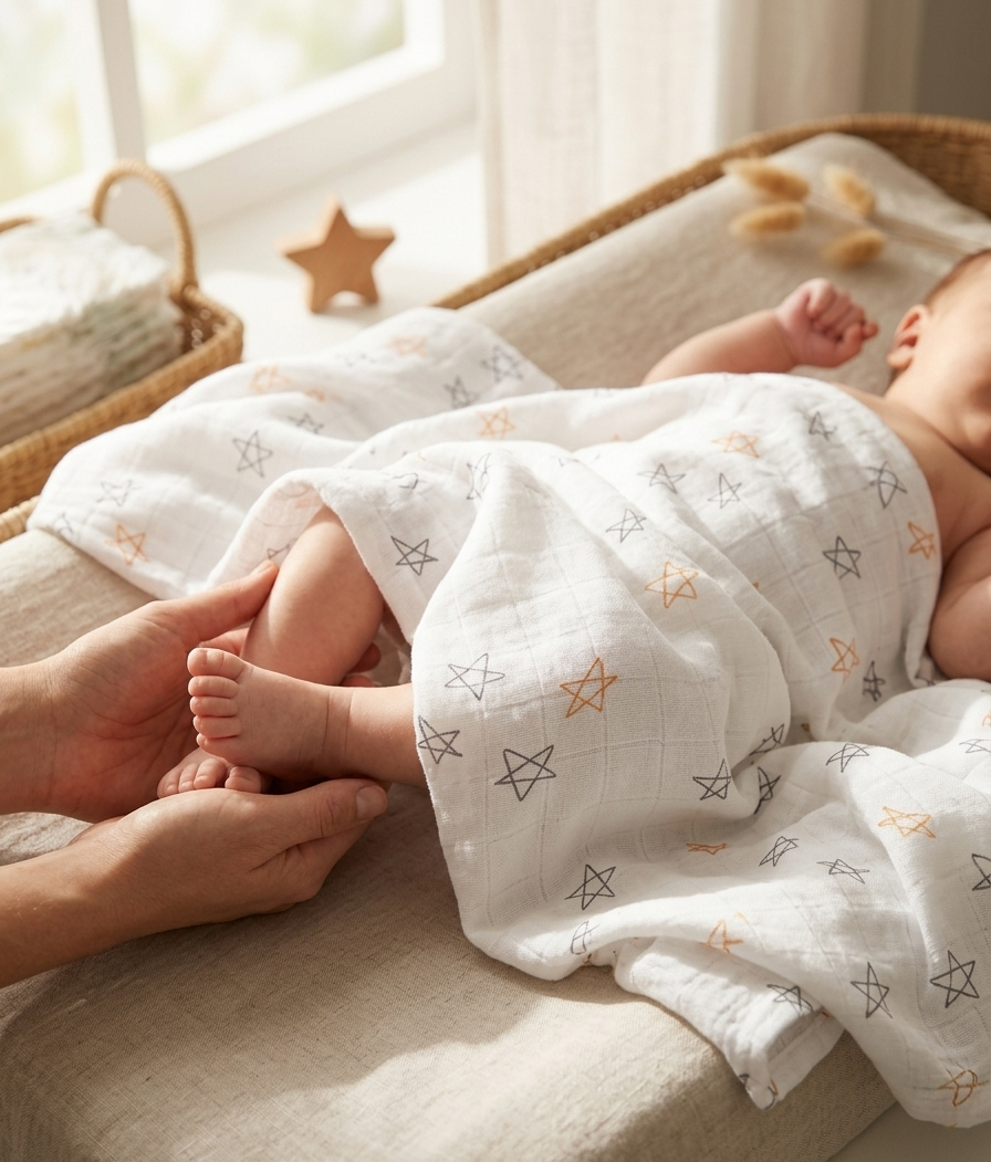 Stars Baby Swaddle